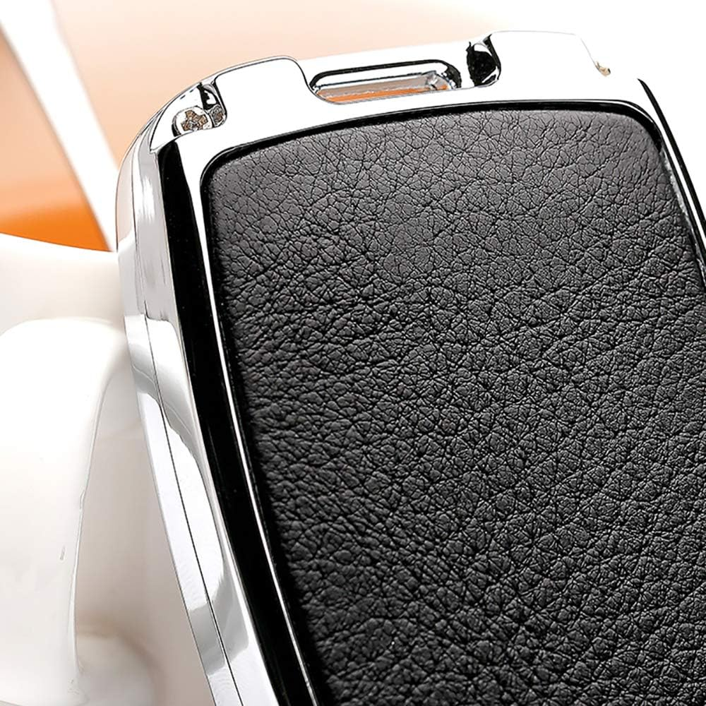 Ontto Stylish Key Fob Cover Fit for VW Flip Key Case Key Protector Metal Key Shell image number 6
