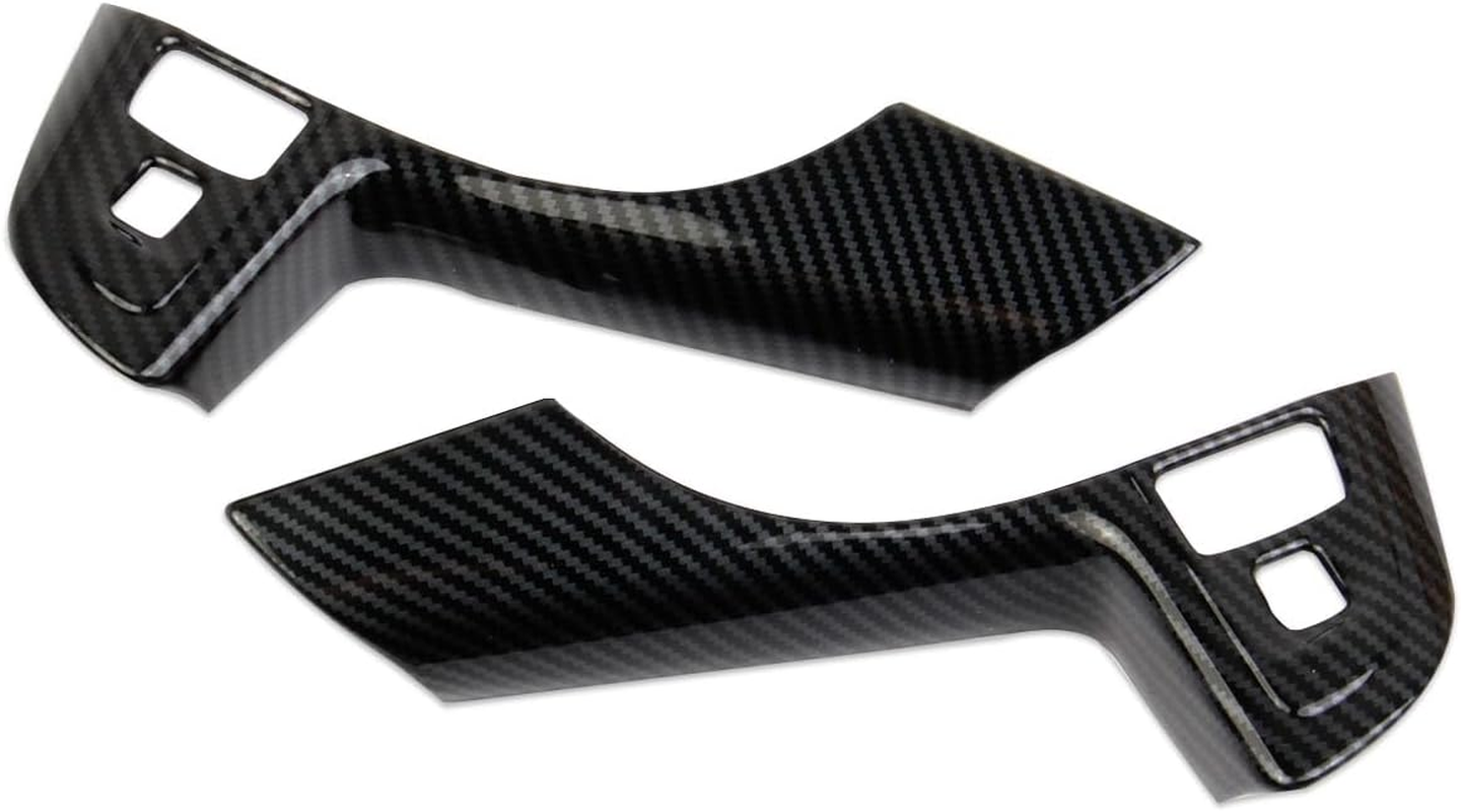 Korlot Carbon Fiber Style Interior Steering Wheel Cover Trim Accessories for Pontiac G8 image number 3