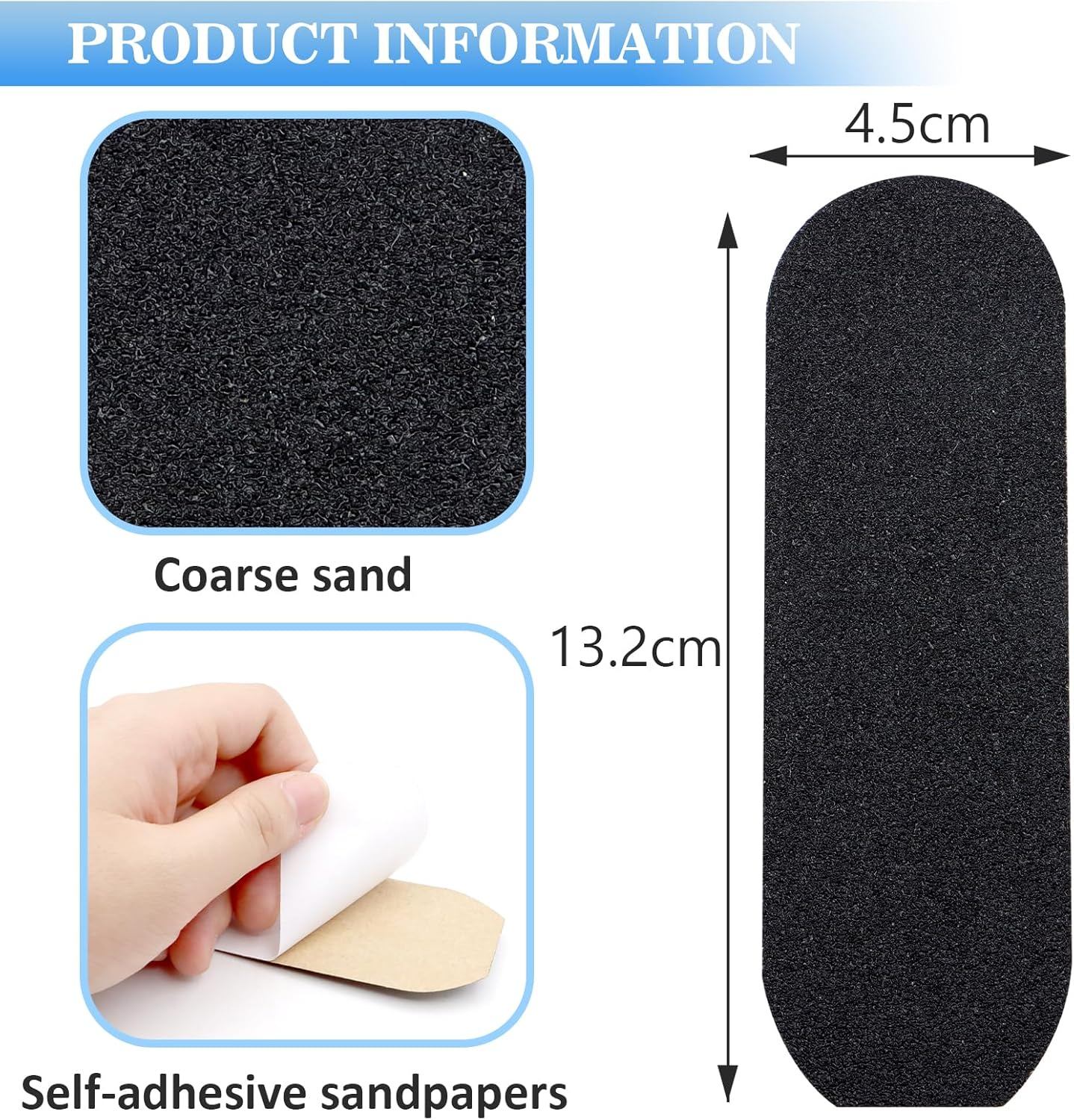 VEGCOO Pedicure Files Refill Pads Callus Remover, Pack of 55 Pedicure Files Refill Set for Removing Dead Skin, Shower and Pedicure (Large 100) image number 4