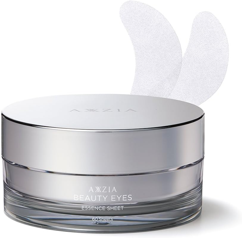 AXXZIA Beauty Eyes Essence Sheet, 60 Sheets (30 Times for Both Eyes) | Eye Sheets, Eye Pack, Care, under Eyes, Normal Eye Care, Wrinkles around the Eyes