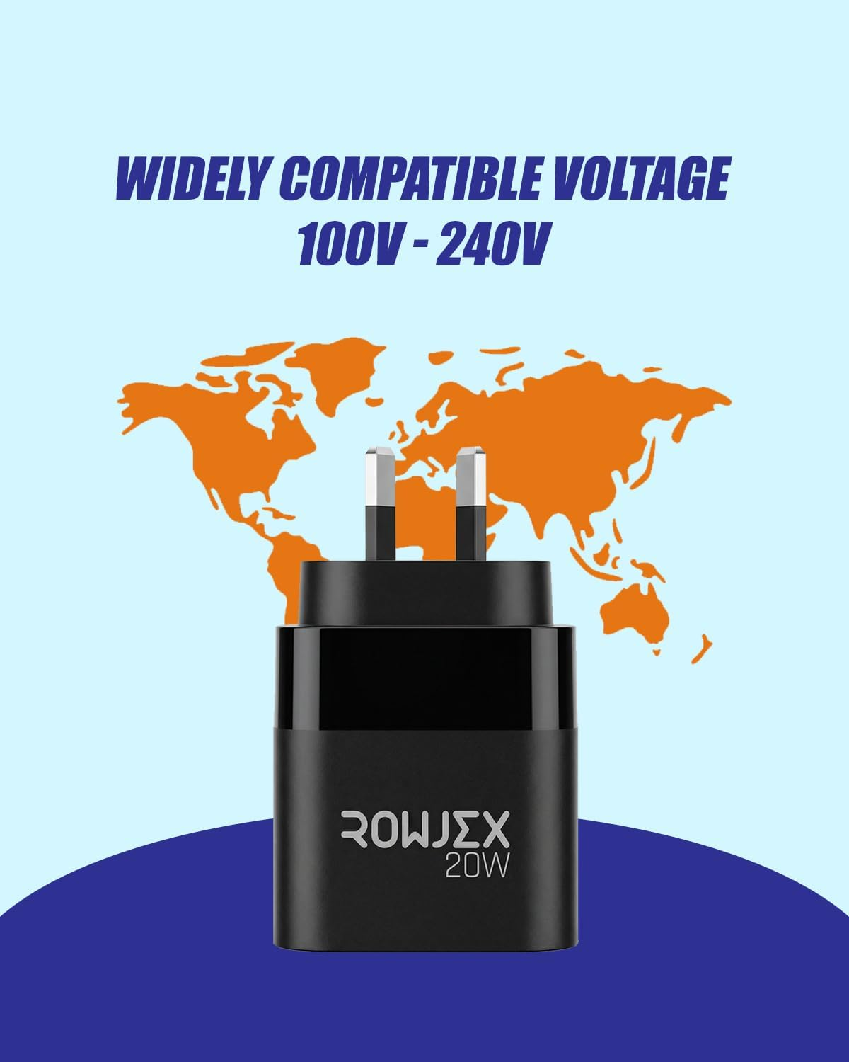 USB C Charger Dual Port, 20W Wall Charger Block, PD Fast Charging Type C Adapter, SAA (Standards Association of Au) Certified for Iphone 15/14/13, Samsung Galaxy, Ipad &ndash; Compact Type C Charging Block