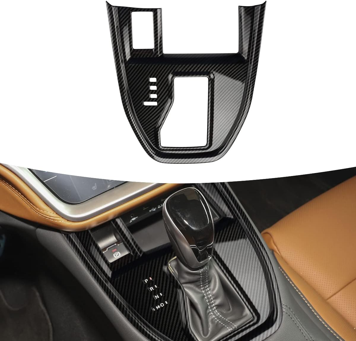 INTGET Gear Panel Cover for 2020-2022 2023 2024 Subaru Outback Accessories Subaru Legacy Accessories Center Console Gear Frame Cover Interior Decoration Accessories for Subaru - Side Air Vent Covers image number 4