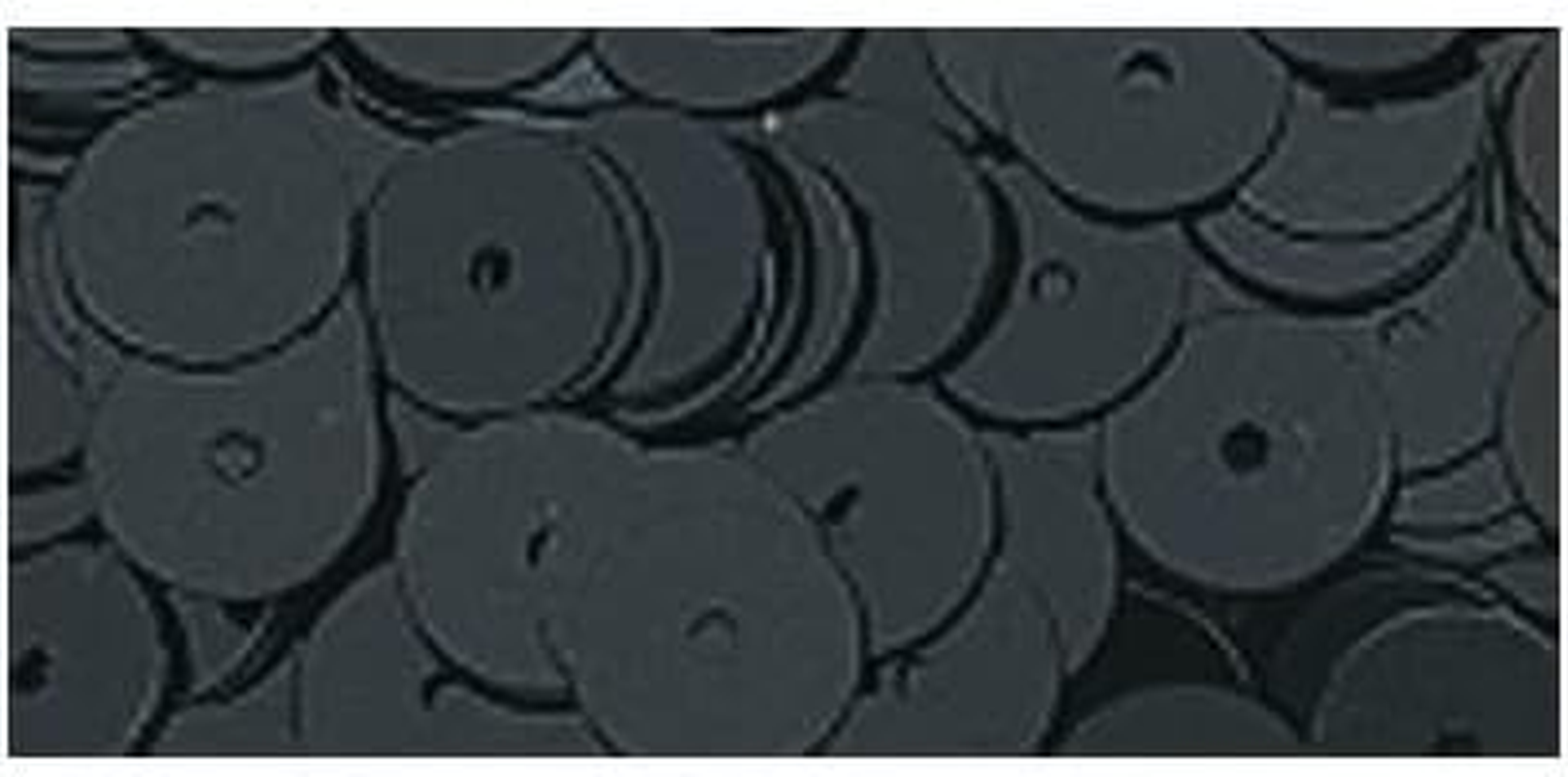 Rayher 3920001 Sequins, Smooth, 6 Mm Diameter Pack of 1000 Black