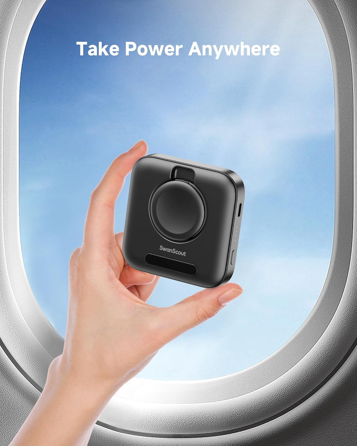 1800Mah Charger for Samsung Galaxy Watch 8/8 Classic/7/Ultra/Fe/6/6 Classic/5/5 Pro/4/4 Classic/3/Active 2/Active, Portable Watch Charger for Travel, Swanscout 303S