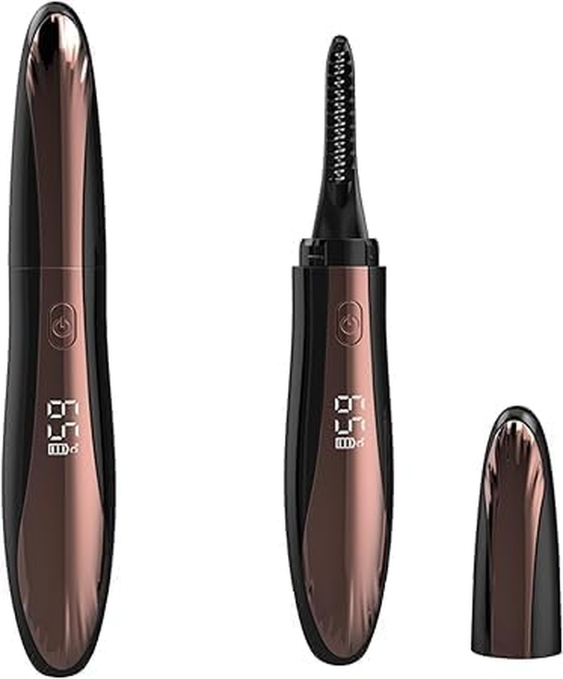 OBEST Heated Eyelash Curler, Electric Eyelash Curler, 8 Seconds Fast Heating with 4 Temperature Modes, Eye Lash Curler, Heated USB, LED Display,Heated for All Eyelashes image number 6