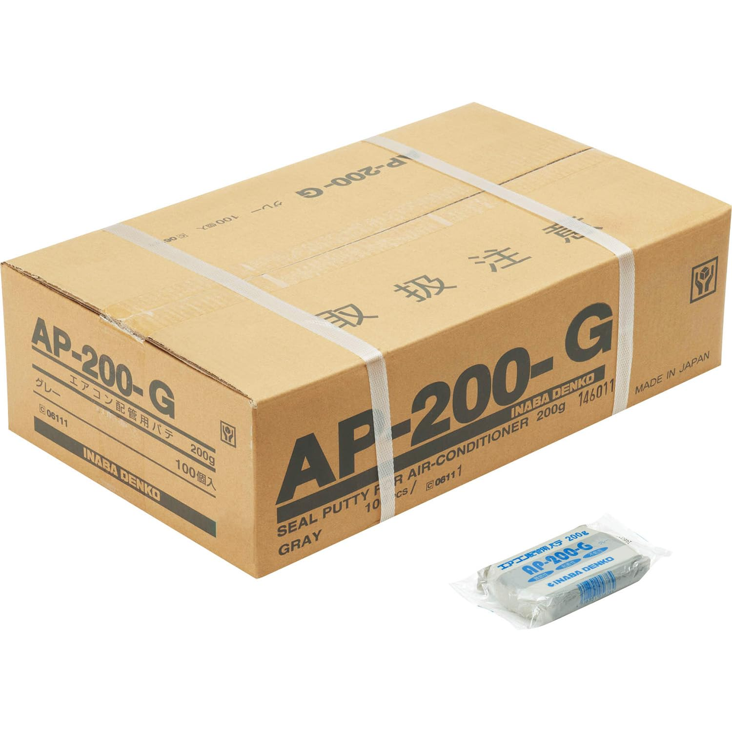 Inaba Denko AP-1000-G Air Conditioner Seal Putty, 2.4 Oz (1,000 G), Gray image number 2