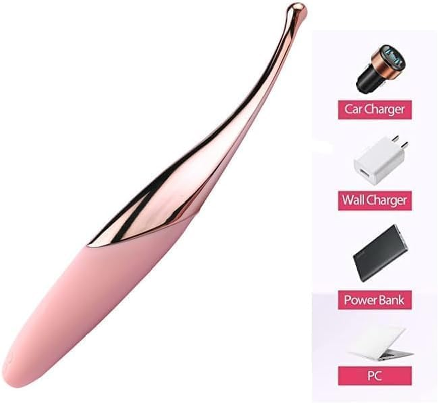 Women Portable Pleasure Deep Clitoralis Stimulator Tissue Licking Sucking Massage Gun,Silicone Rechargeable Massager for Women image number 1
