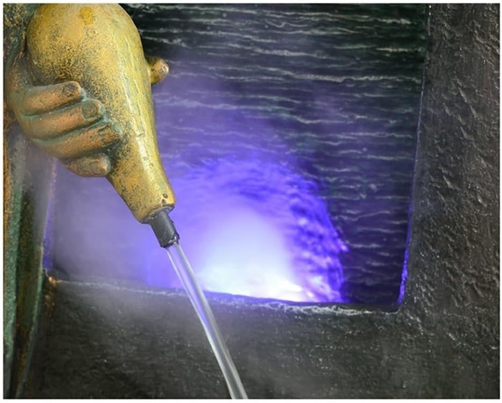 Outdoor Fountain Fortune-Attracting Water Fountain Floor-Standing Ornaments Circulating Living Room Feng Shui Wheel image number 4