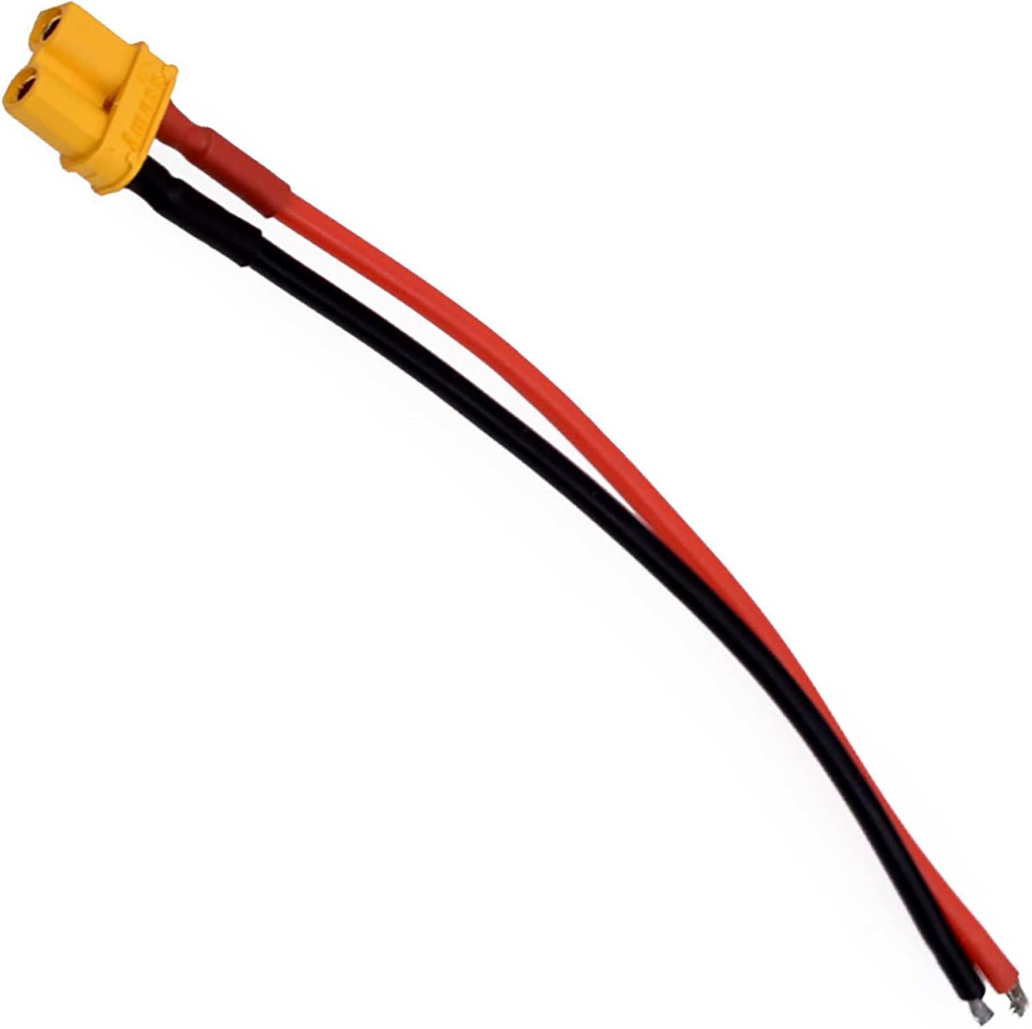 Tunghey 2Pack 20AWG XT30 Pigtails XT30 Connector with Wire 150Mm Silicon Wire XT 30 Plug Male and Female Connector for RC Lipo Battery FPV Racing Drone image number 6
