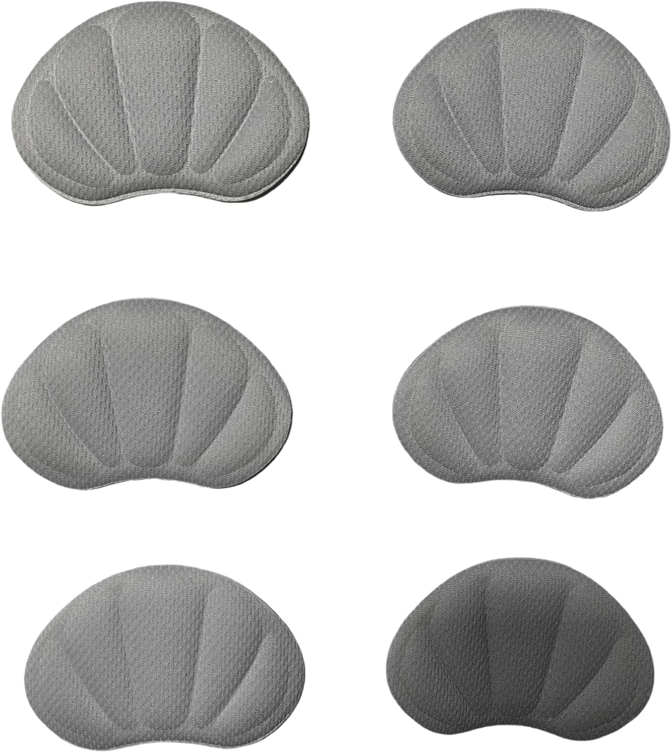 6 Pcs Unisex Heel Protectors for Loose Shoes, Heel Cushion with Self-Adhesive Pads for Sneaker Shoes Too Big (Nude, One Size)