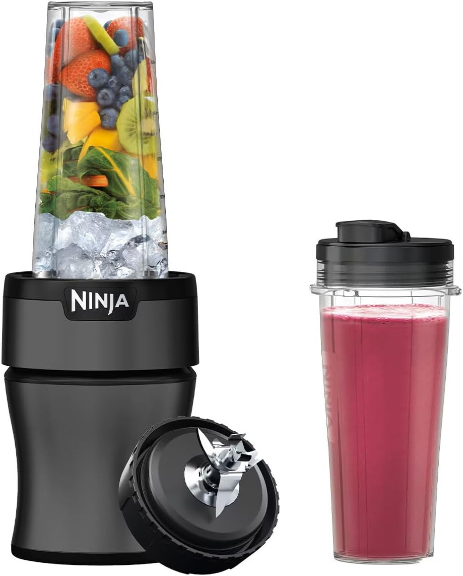 Ninja Personal Blender, 900W Smoothie Maker, with 2 Cups image number 1