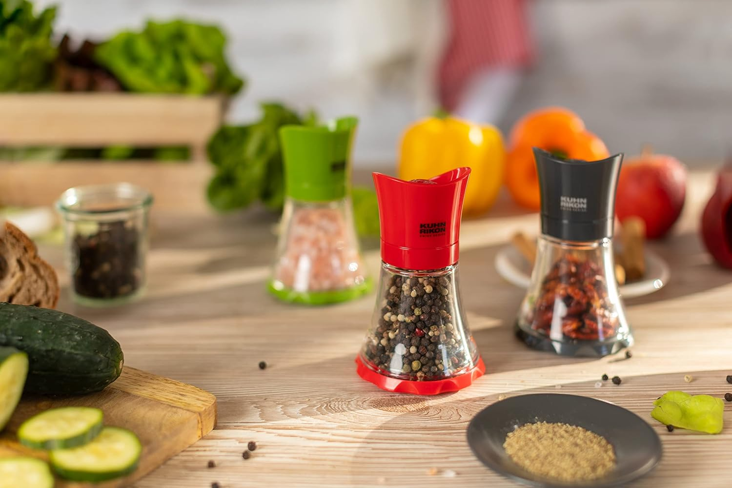 KUHN RIKON Mini Vase Grinder, Grey, Plastic,12 X 12 X 8 Cm - Gray image number 6