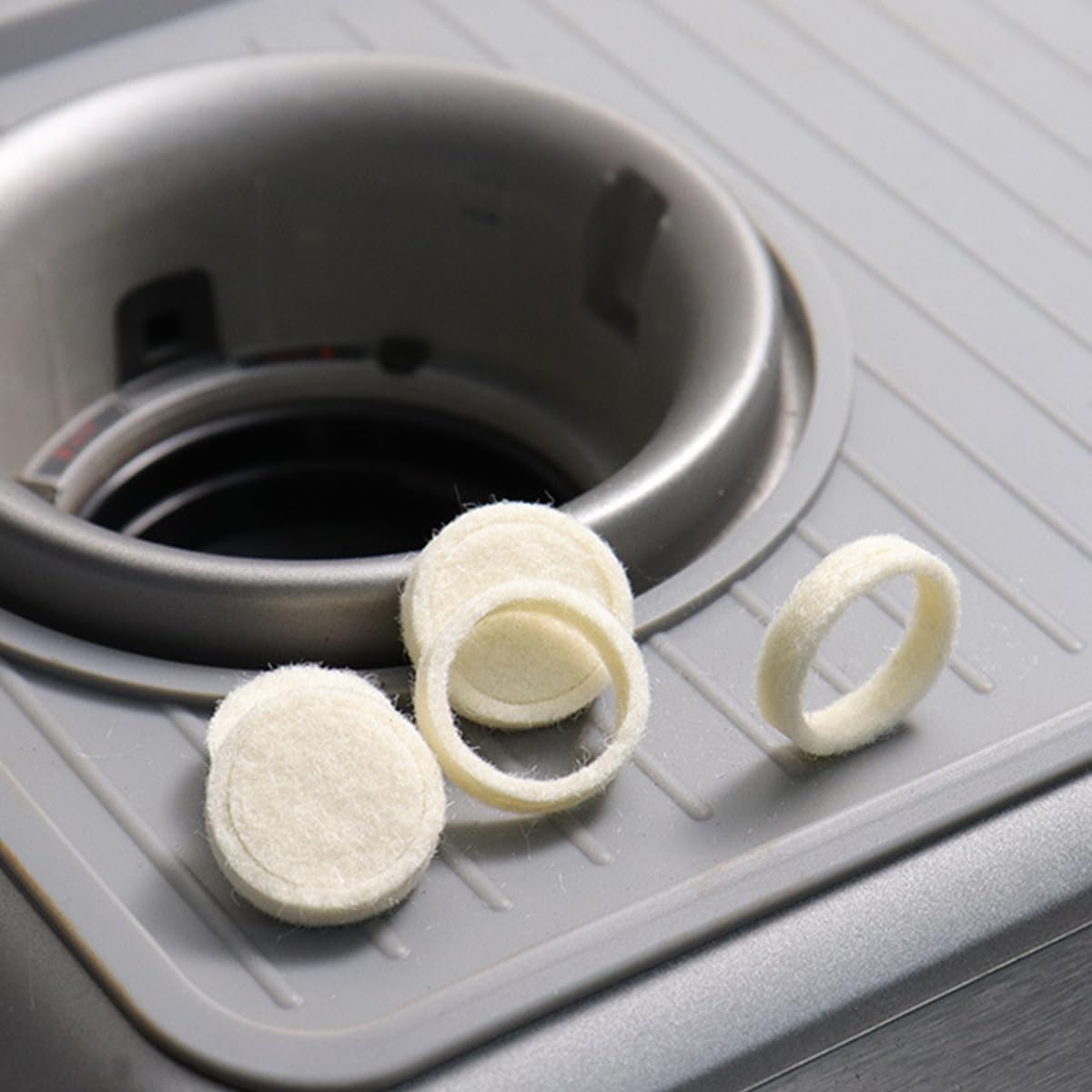 Felt Washer Lower Burr for Bre-Ville Espresso Machine Grinders BES870XL, Sp0001575,Replacement Accessories for Bre-Ville Barista Express 870/876/878/880/980,Coffee Machine Cleaning Wool Felt Gasket image number 3