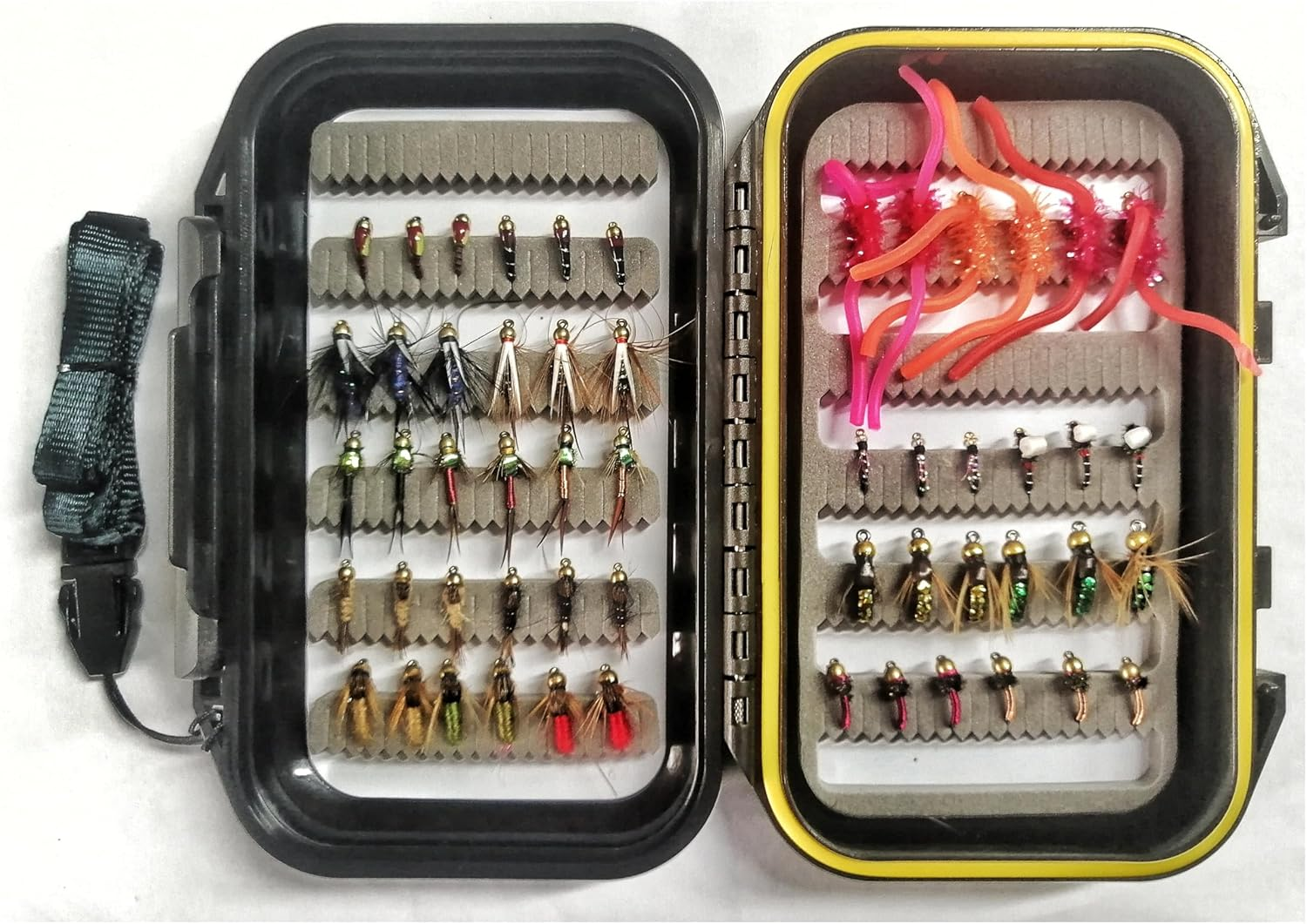 Wifreo Fly Fishing 54 Nymph Flies Assortment BH Wet Fly for Trout Flyfishing with Waterproof Fly Box image number 5