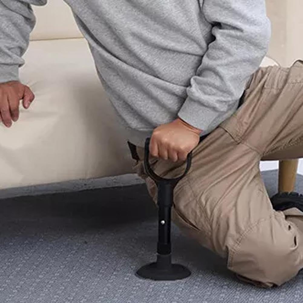 Mobility Aids Tool Adjustable Standing Assist Devices,Help Seniors Get up from Floor/Ground,Adjustable Standing Assist Supports Equipment,Elderly Lift Assist Devices for Old People (Black) - Yellow image number 7