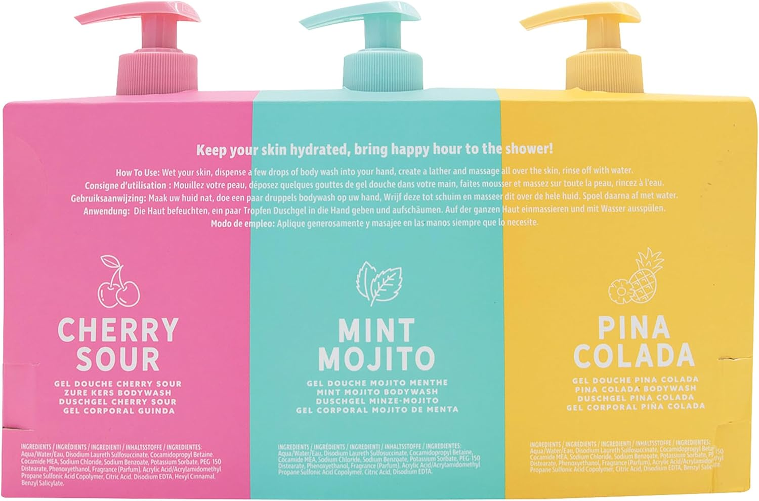 Yes Studio Cocktail Hour Body Wash Trio image number 1