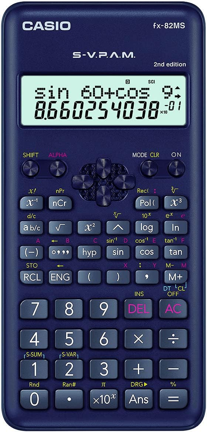 Casio 240 Function Scientific Calculator, Blue image number 2