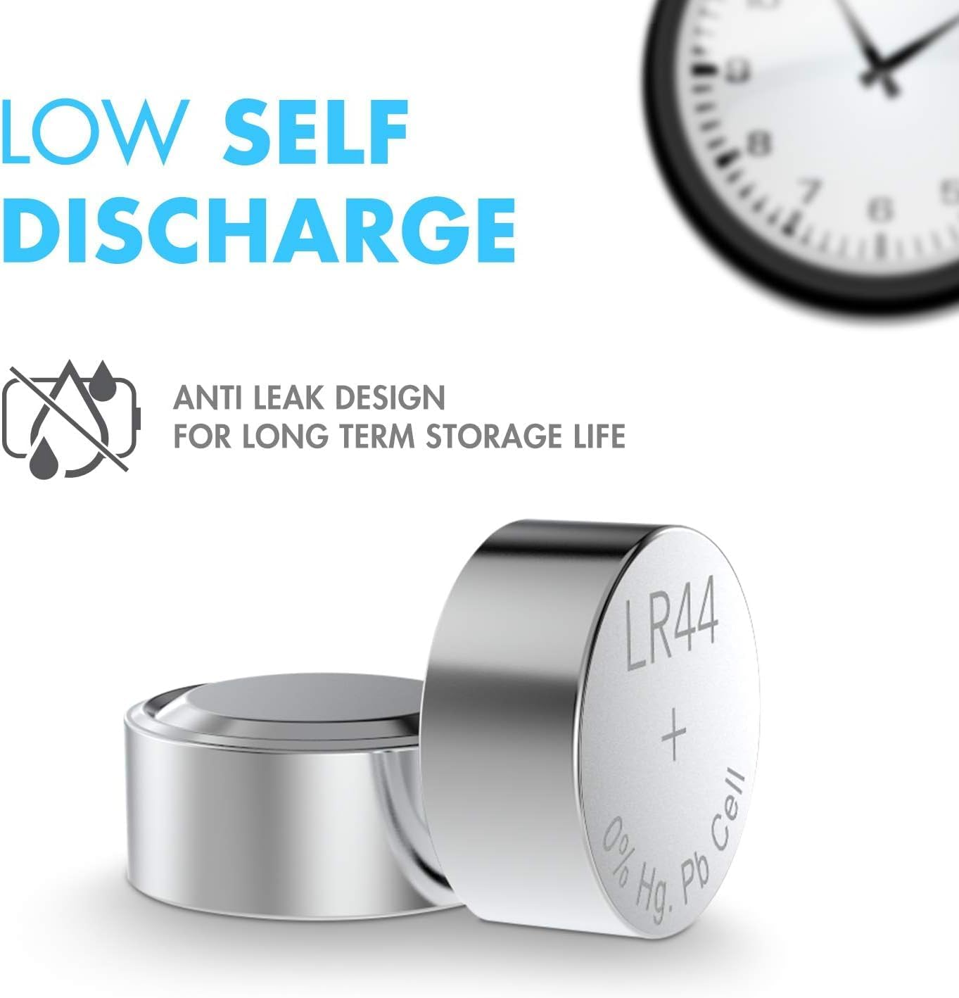 20PC LR44 High Capacity AG13 357 303 SR44 Battery Premium Alkaline Battery 1.5V Button Coin Cell Batteries image number 5