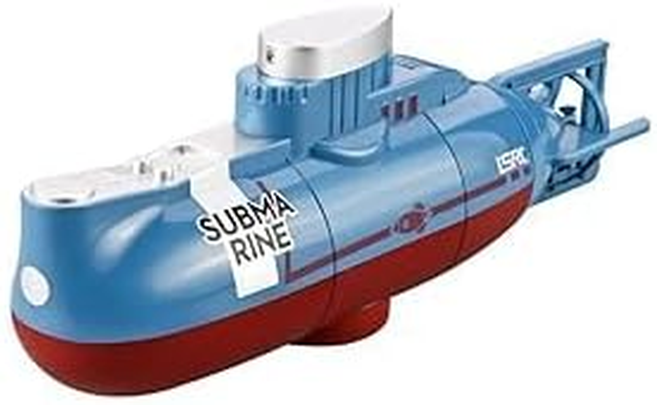 B-Qtech Remote Control Mini Submarine Toy, 6M/Min RC Underwater Boat, 360&deg; Rotatable High Speed Submarine Model, Electric Water Toys Marine Boat Kids Gift 8+ image number 4