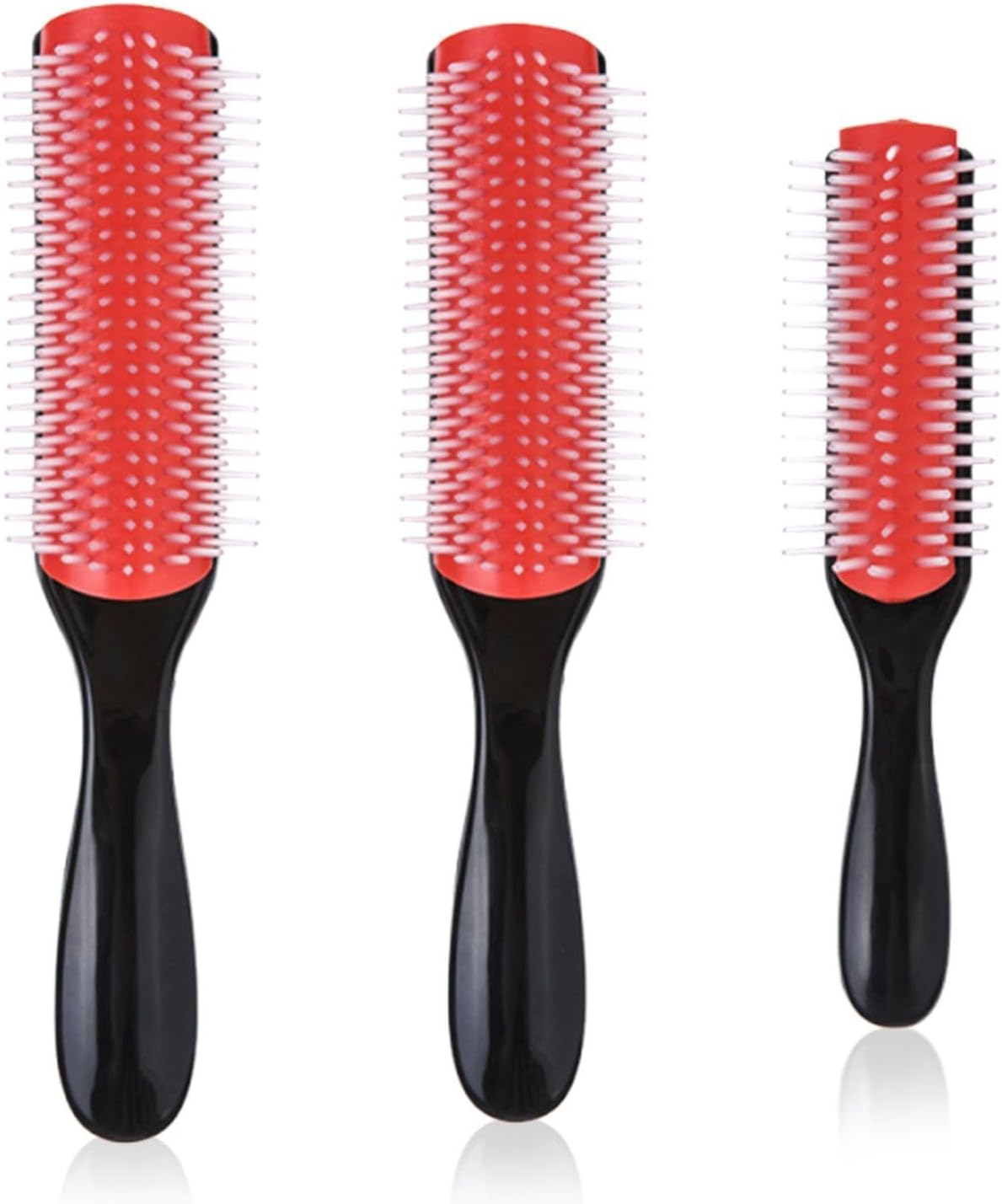 Pack of 3 Plastic Curly Hair Combs, Combs and Knot Comb, Reusable, Universal for Men and Women, Comfortable for Travel and Hairstyle Accessories