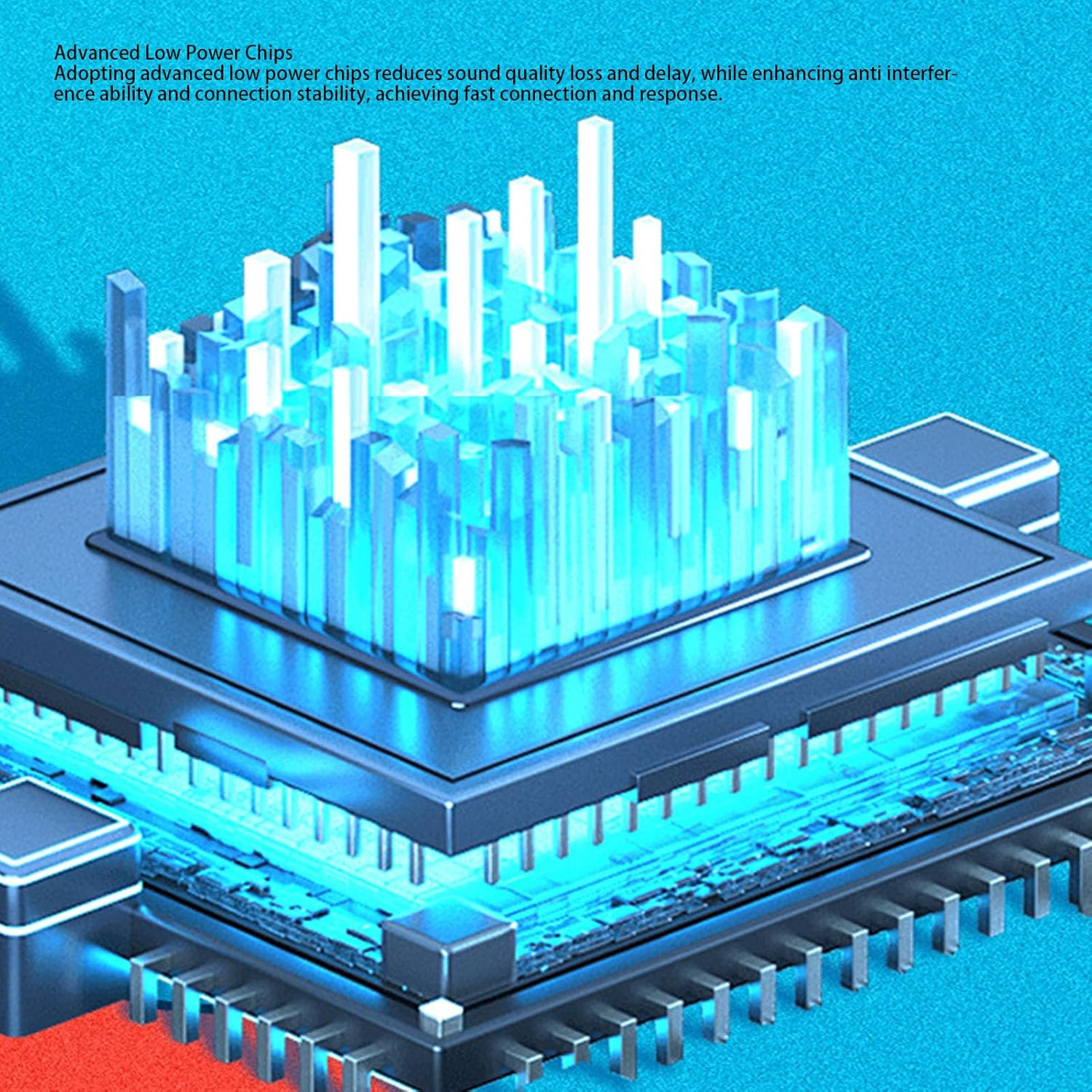 Plyisty Wireless Earbuds for Games, Bluetooth 5.4 In-Ear Earphones with Charging Case, Active Noise Cancelling, Low Latency, Stable Connection, Balanced Sound image number 2