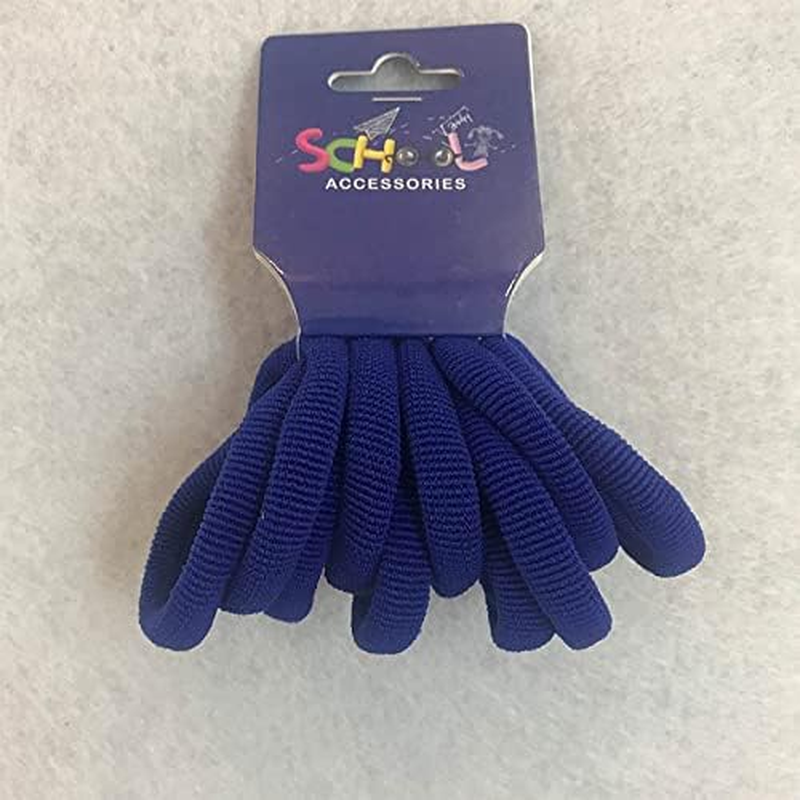 Lylac School Style Hair Band 10 Piece Set, Blue