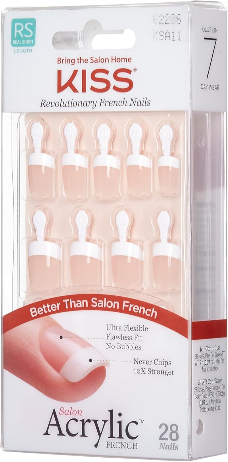 Kiss Salon Acrylic French Kit Power Play