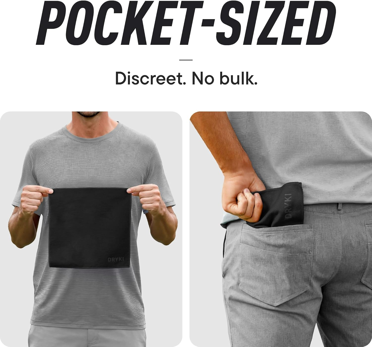 Sweat Absorbing HANDKERCHIEFS - Sport Microfiber for Wicking Sweat from Hands, Face, Body - 5 Pack image number 4