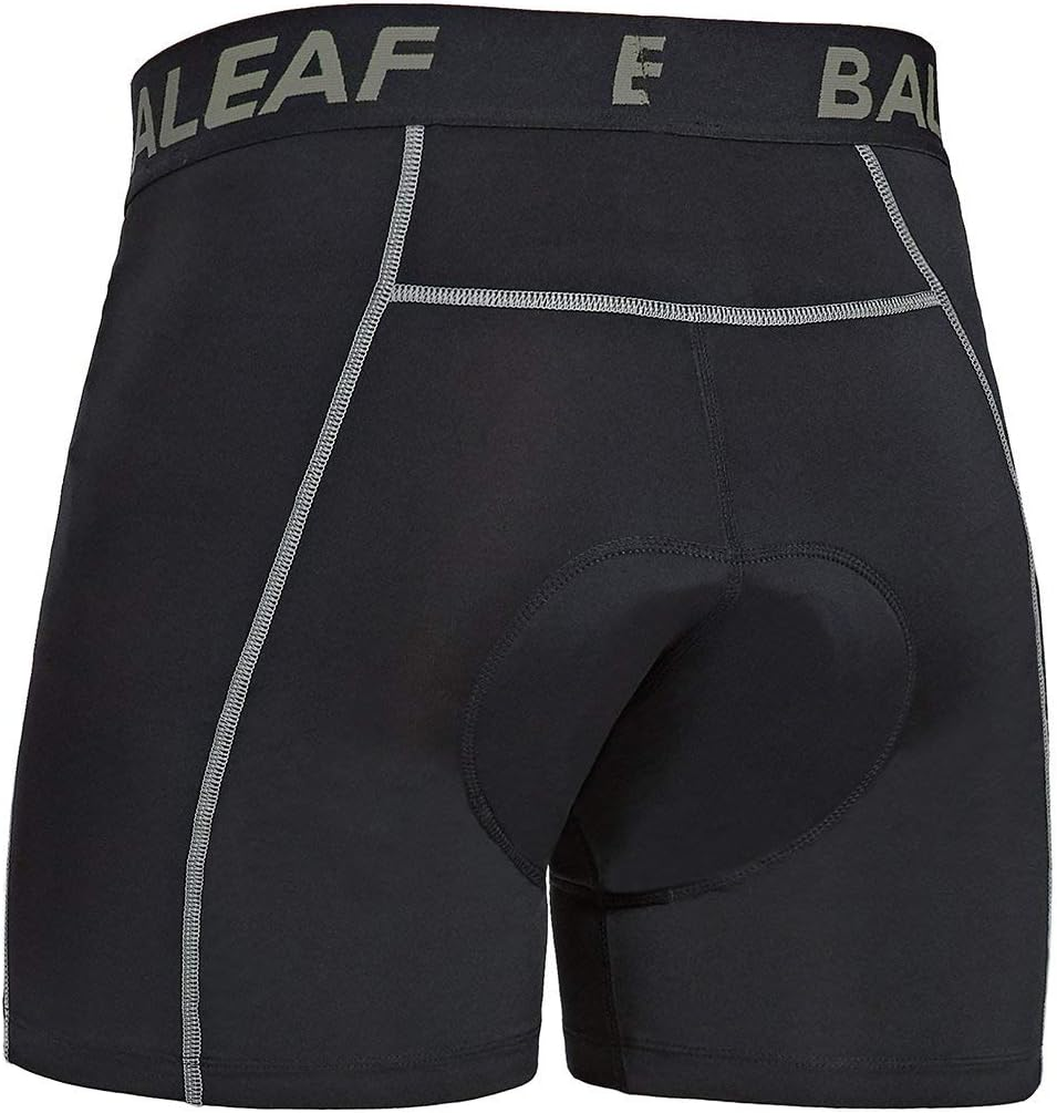 Baleaf Men'S Cycling Underwear 3D Padded Bike Shorts with Padding Road Biking MTB Liner Bicycle Gear Accessories image number 4
