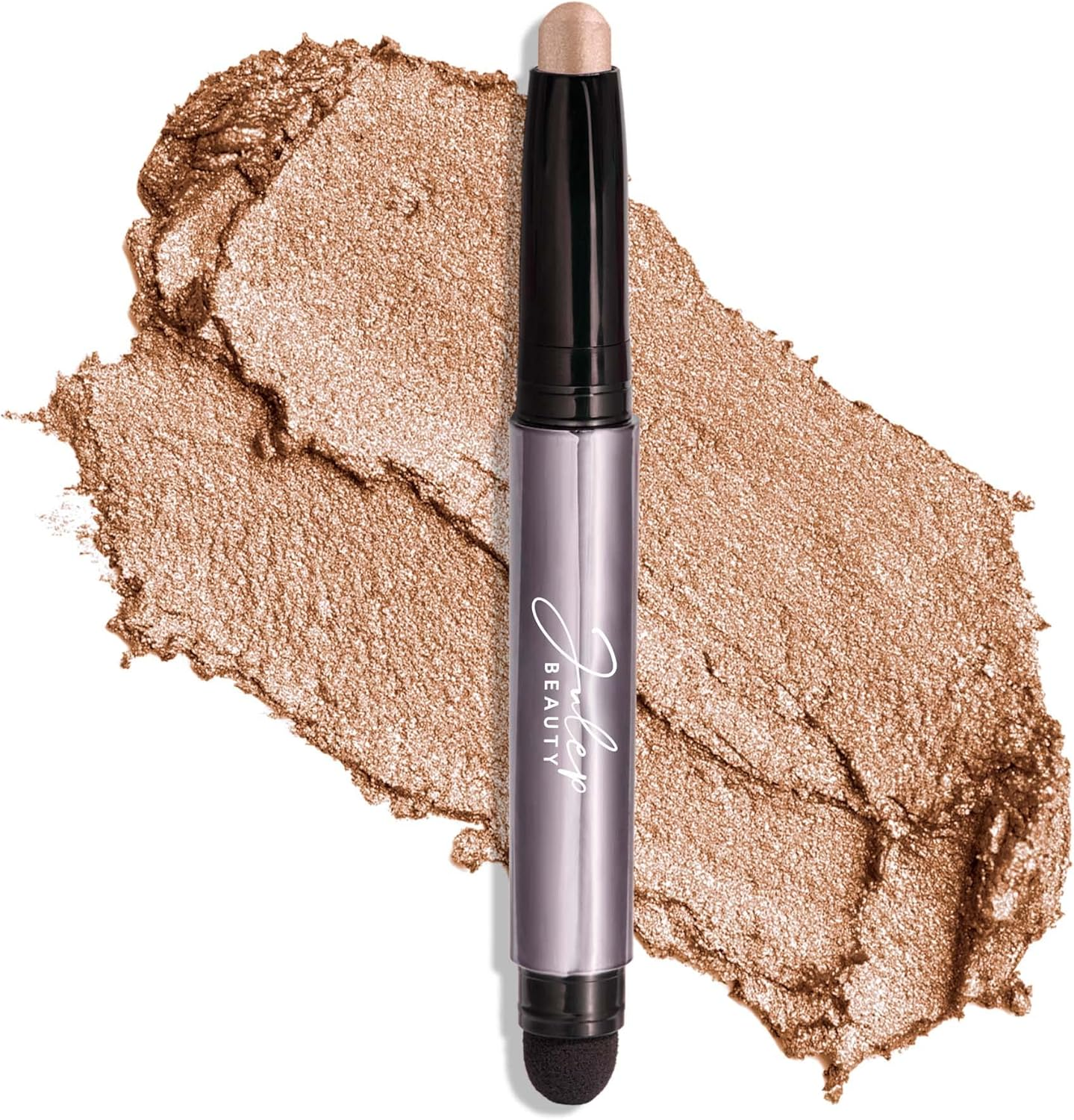 Julep Eyeshadow 101 Creme to Powder Waterproof Eyeshadow Stick Duo, Champagne Shimmer and Pearl Shimmer