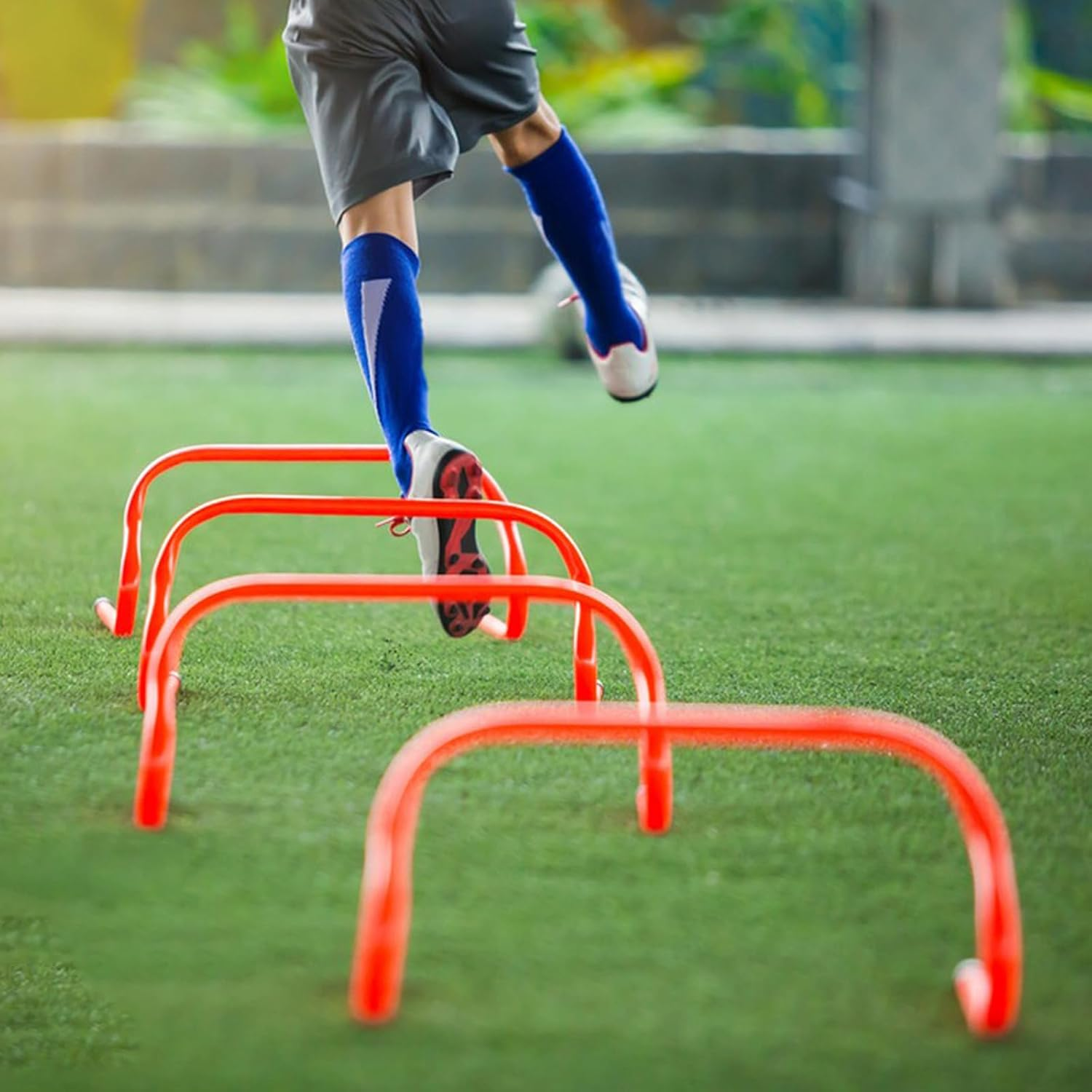 Agility Ladder & Speed Hurdles Soccer Training Equipment Kit Football Training| Footwork Drills | Cones Goalkeeper Practice Equipment for Kids Youth Adult image number 3