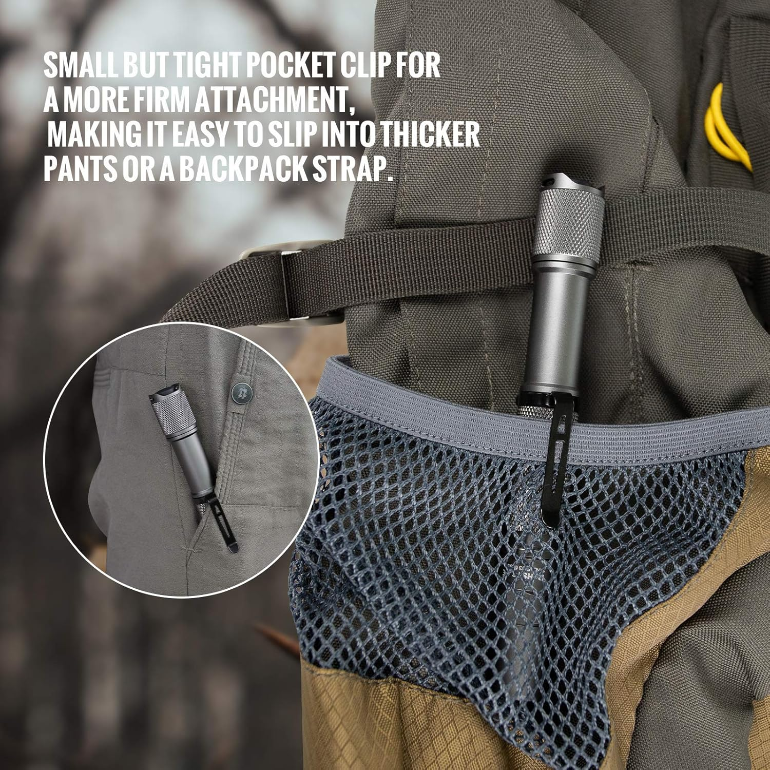 Thrunite Archer 2A V3 LED Flashlight - Aluminum & Mini Torch- 500 Lumens & Dual Switch - Super Bright & 15 Days Working - Metal Grey Light for Emergency Light for Camping & Hiking - Cool White image number 6