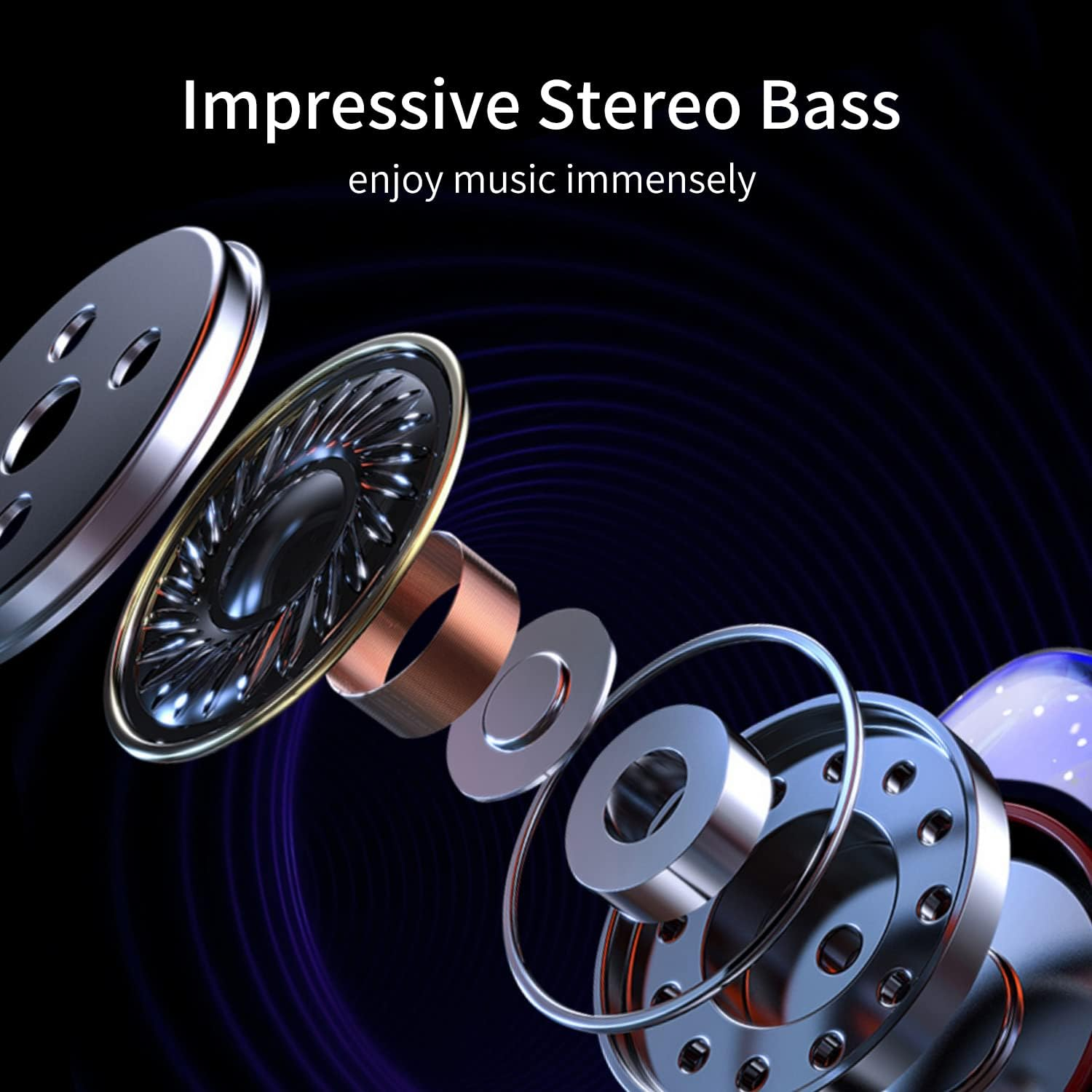 Keephifi KBEAR KS1 Wired Earphones,Dual Magnectic Circuit Dynamic in Ear Monitors,2Pin Detachable Cables Music Headphones,Hifi Bass Noise-Isolating Earbuds (No Mic, Clear) image number 3