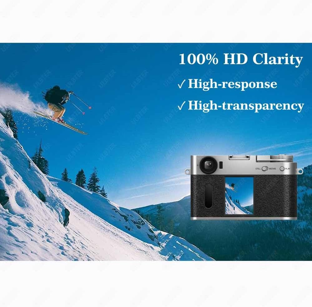 ULBTER [3Pack] Screen Protector for Fujifilm X Half Fuji X-Half LCD, 9H Hardness Tempered Glass Anti-Scrach Anti-Bubble image number 3