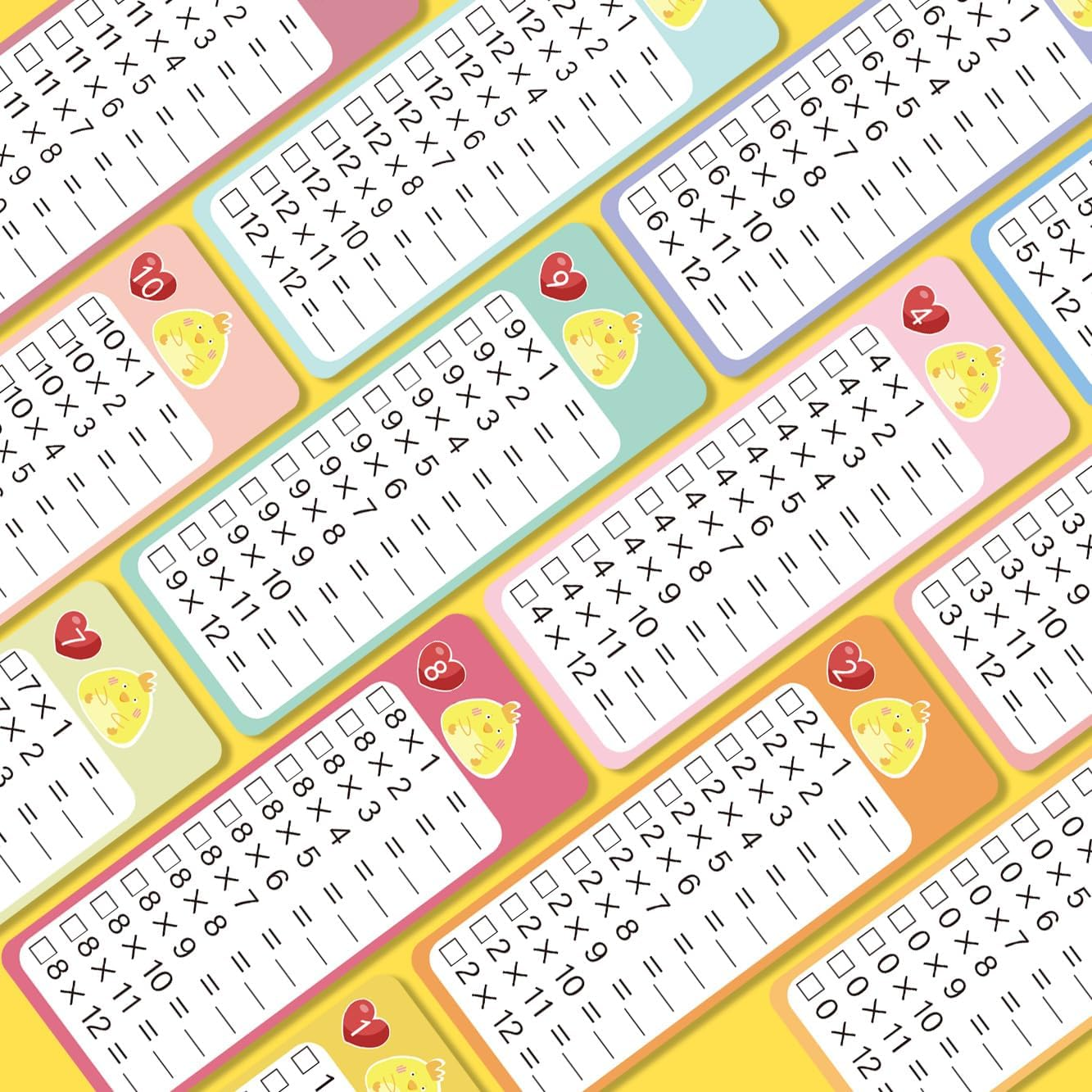 Multiplication and Division Flash Cards Set - 30 Double-Sided Cards + 4 Dry Erase Markers & 2 Rings | Reusable Self-Checking Classroom & Homeschool Math Learning Tools for Grades 1-3, Teacher Supplies image number 1