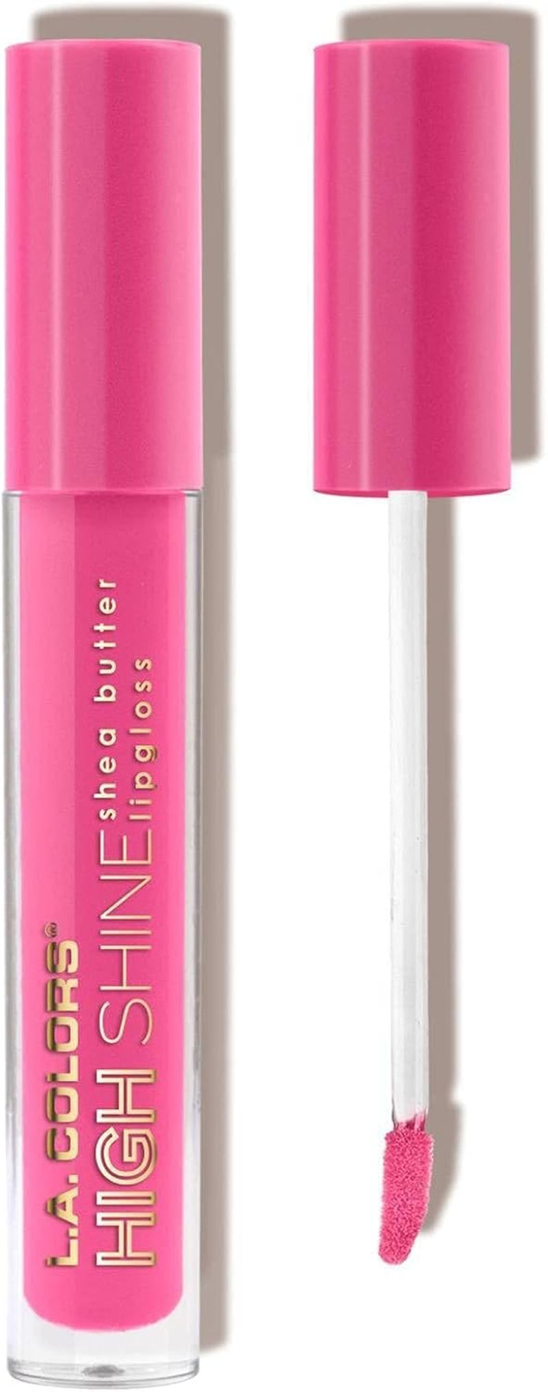 L.A. Colors High Shine Shea Butter Lip Gloss, Clear, 0.14 Ounce image number 5