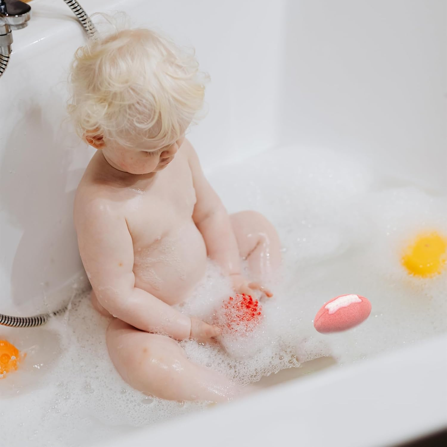 GLEAVI 3Pcs Natural Foaming Bath Salt Fragrant Exfoliating Bathing Salt for Smooth Skin Portable Spa for Relaxation and Moisturizing for Travel image number 2