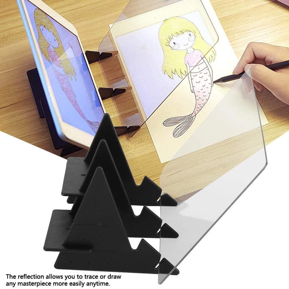 Optical Sketching Tool, Acrylic Comics Reflection Tracing Painting Board, Optical Image Drawing Board image number 1
