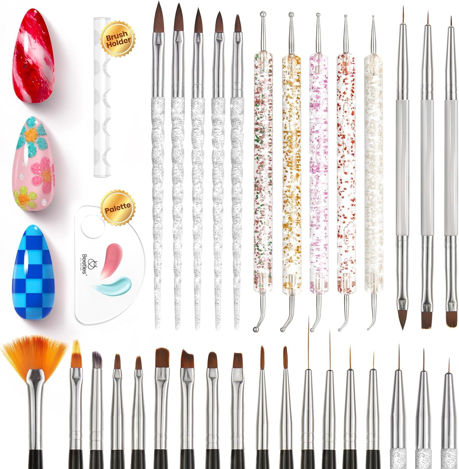 Beetles Nail Art Brushes-Bt-Nb052Us image number 5