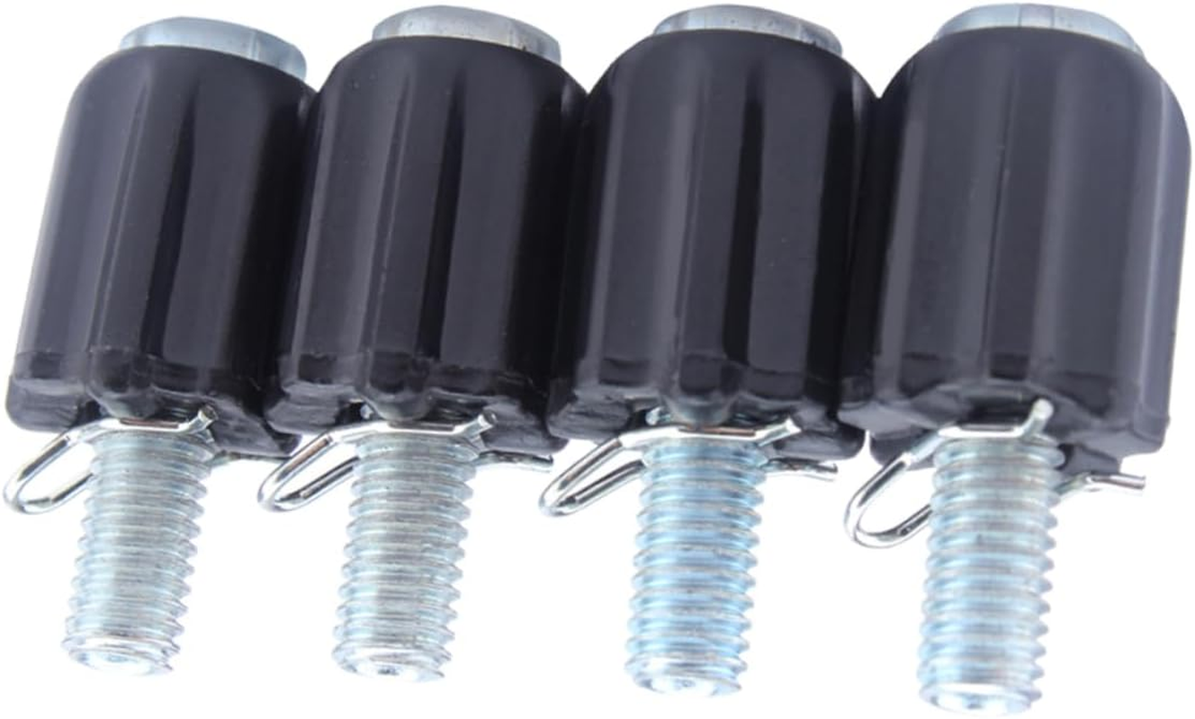 Baluue 4Pcs M5 Bike Adjustment Screws Fine Transmission Screw Set for Mountain Bicycle Rear Derailleur Brake Calibration Accessories for Cycling Maintenance image number 6