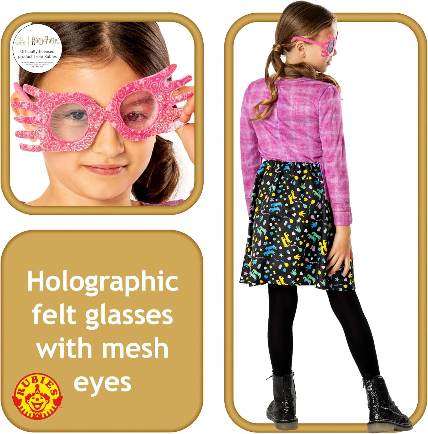 Rubie'S Official Harry Potter Luna Lovegood Child Costume, Book Day Kids Fancy Dress, Age 11-12 Years (3013261112)