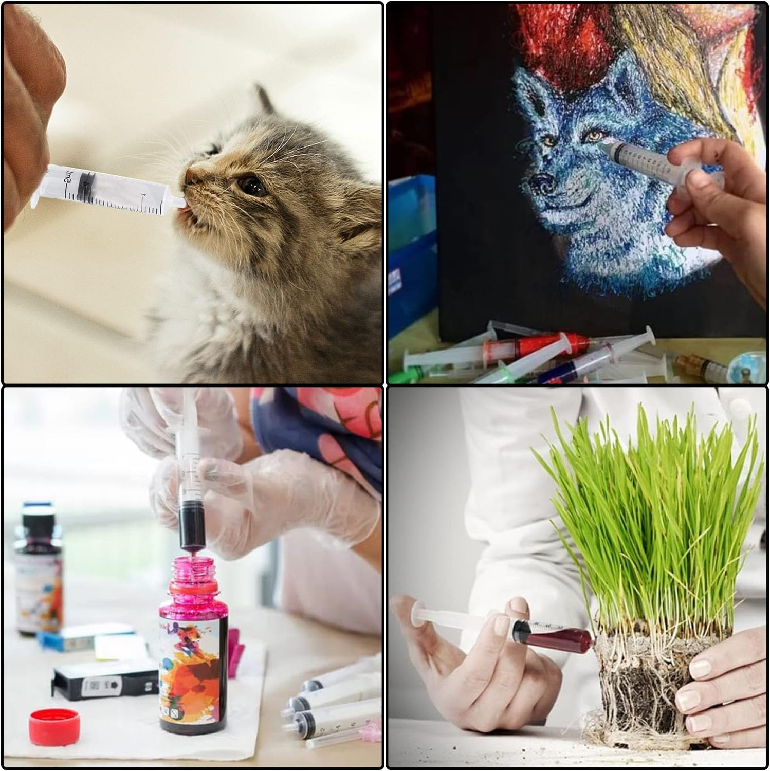 Colostrum Collector Kit, 52 Pcs 1Ml Colostrum Syringes with Caps, 1 Measuring Cup, 10 Storage Bags, 52 Labels image number 6