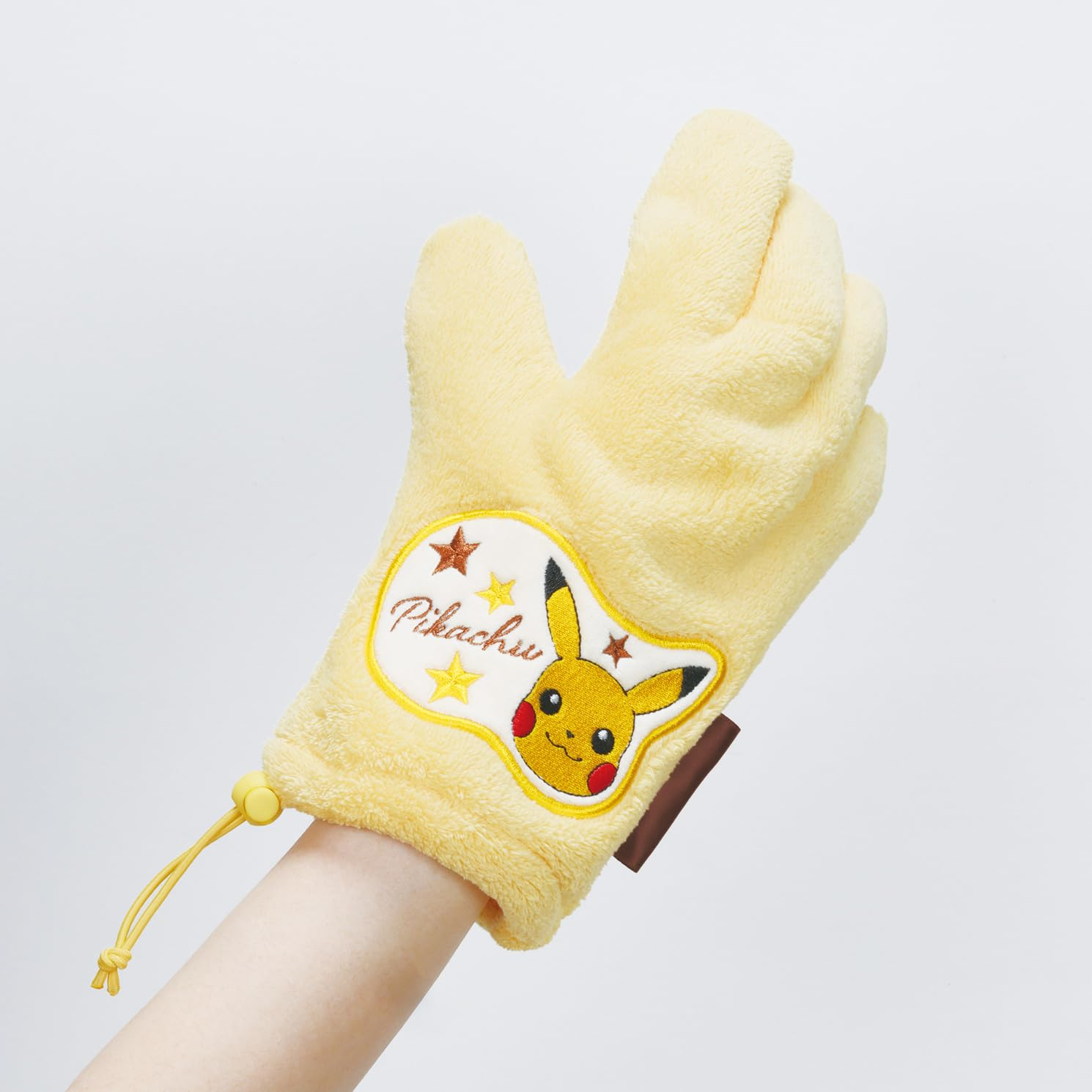 Skater BSDMT1-A Absorbent and Quick Drying Hair Drying Gloves, Towel, 10.2 Inches (26 Cm), Pokemon Pikachu Boys and Girls image number 3