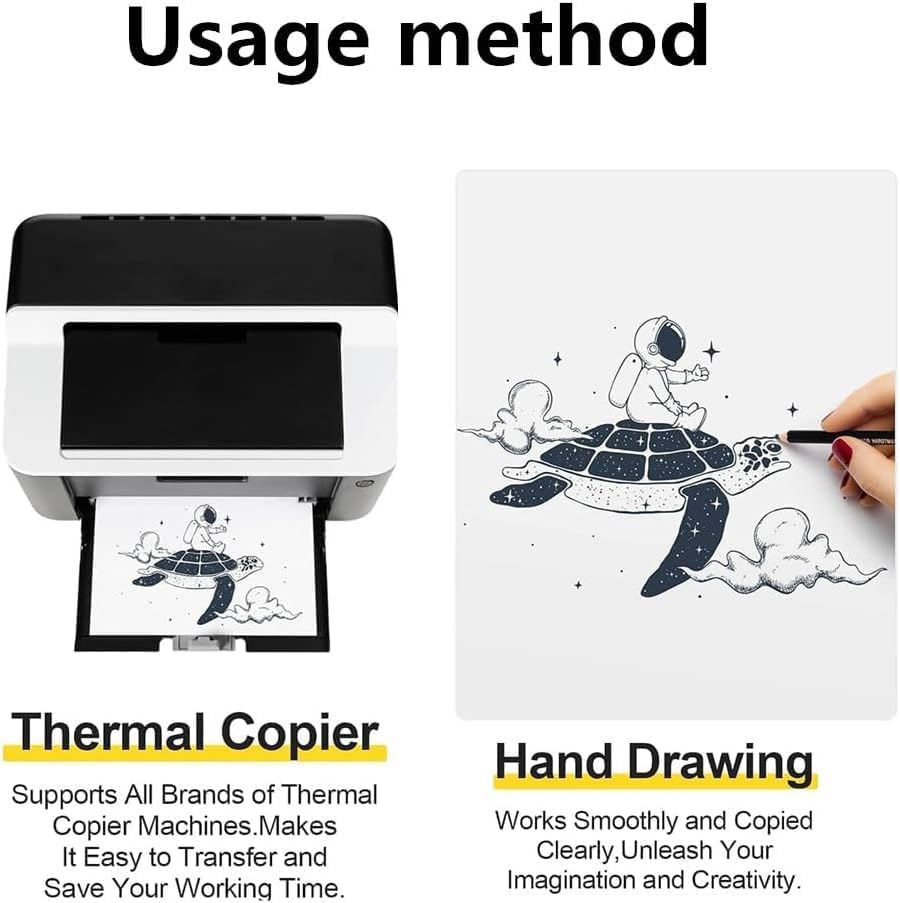 25PCS Sheets of Tattoo Transfer Paper,4 Layers of Advanced Thermal Stencil Paper 100 Sheets of Tattoo Stencil Paper,Diy Tattoo Transfer Paper, Tattoo Supplies,A4 Size image number 1