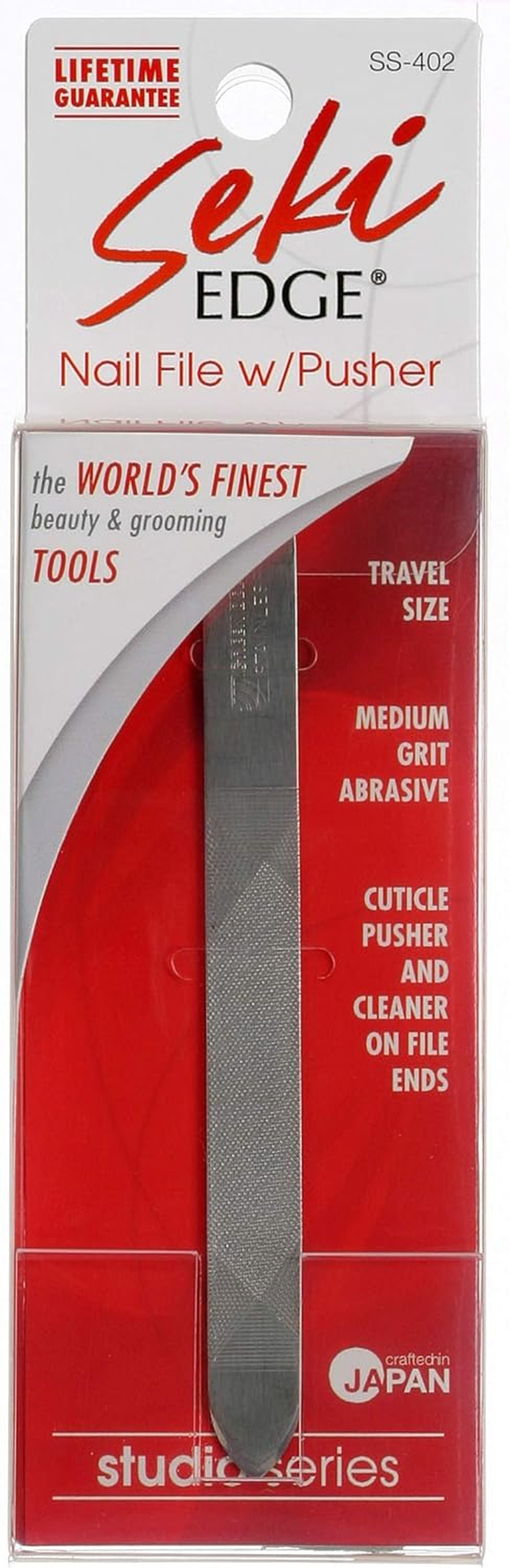 SEKI EDGE SS-402- Nail File with Pusher image number 3