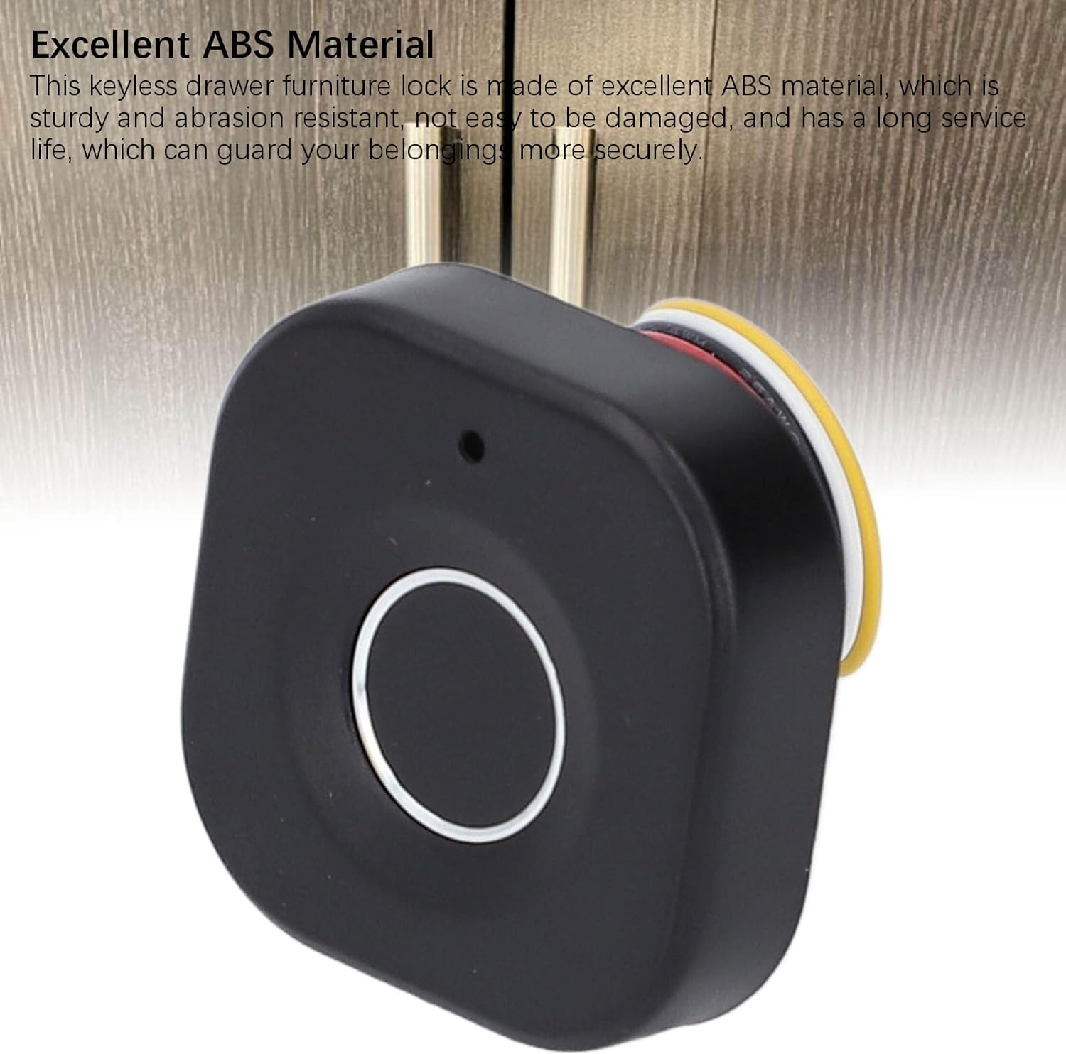 Fingerprint Cabinet Lock - APP Control Semiconductor Biometric Lock with Multiple Unlocking Methods, Locker Lock for Home and Office image number 6