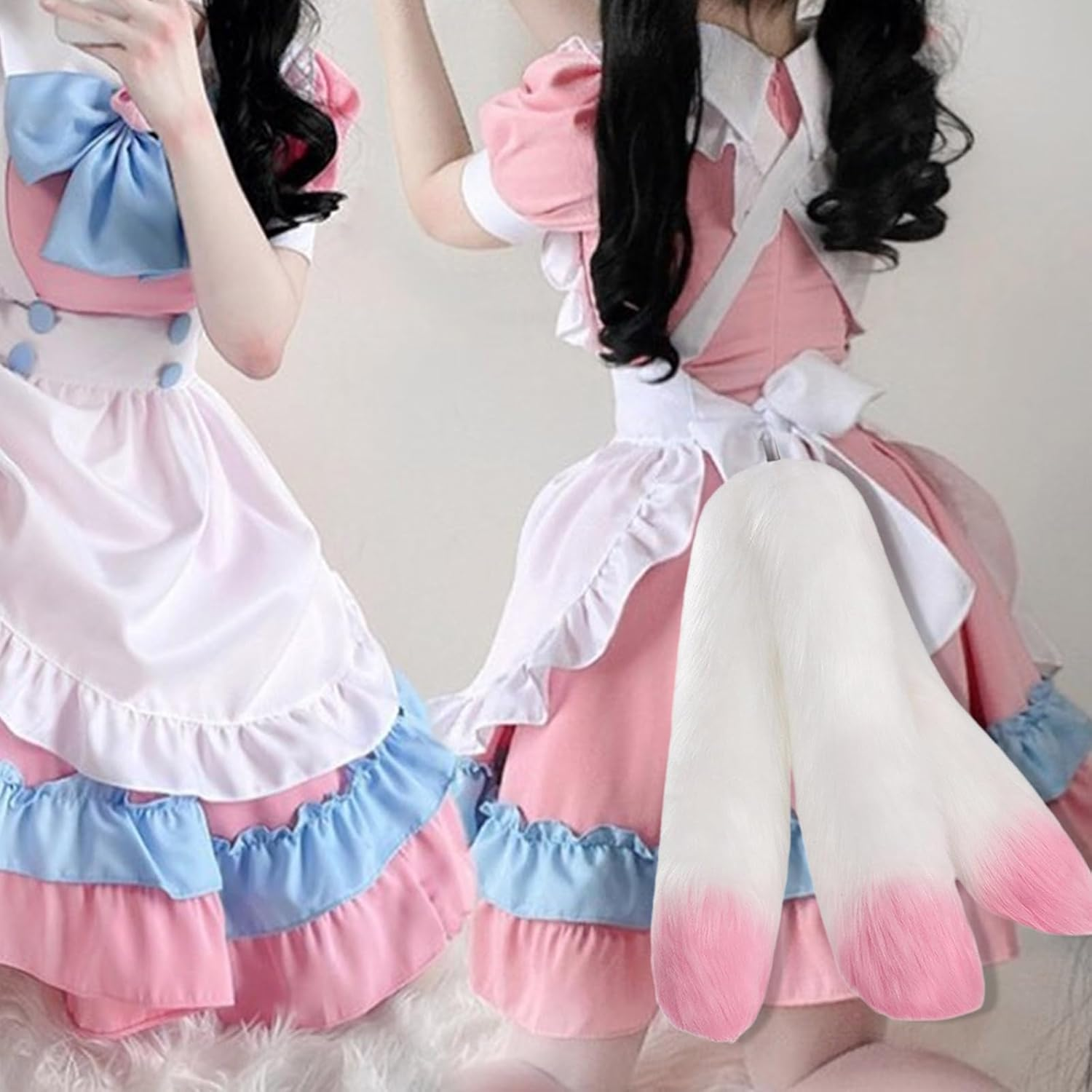 EPIPHQNY Key Chain,Fashion Bowknot Star Tree Pendant Phones Lanyard Pocket Keychain Backpack Charm Car Key Decoration Chain, Black, as Show, Black, as Show