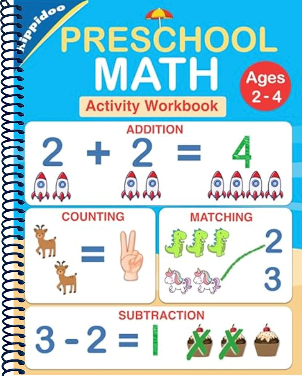 Preschool Math Workbook: Number Tracing, Addition and Subtraction Math Workbook for Toddlers Ages 2-4 and Pre K image number 1