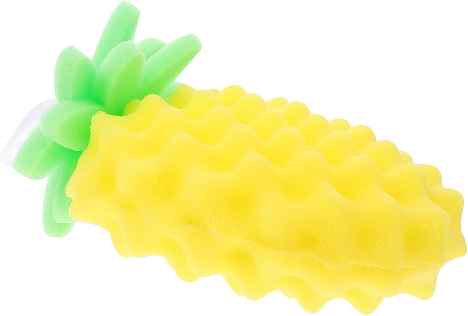HEALEEP Baby Bath Brush and Exfoliating Sponge Toddler Bath Scrubber Soft Pineapple Shape for Newborn Shower image number 2