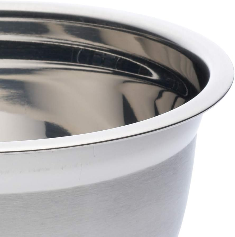 Kitchencraft Stainless Steel Mixing Bowl, Large (4 Litre), Silver